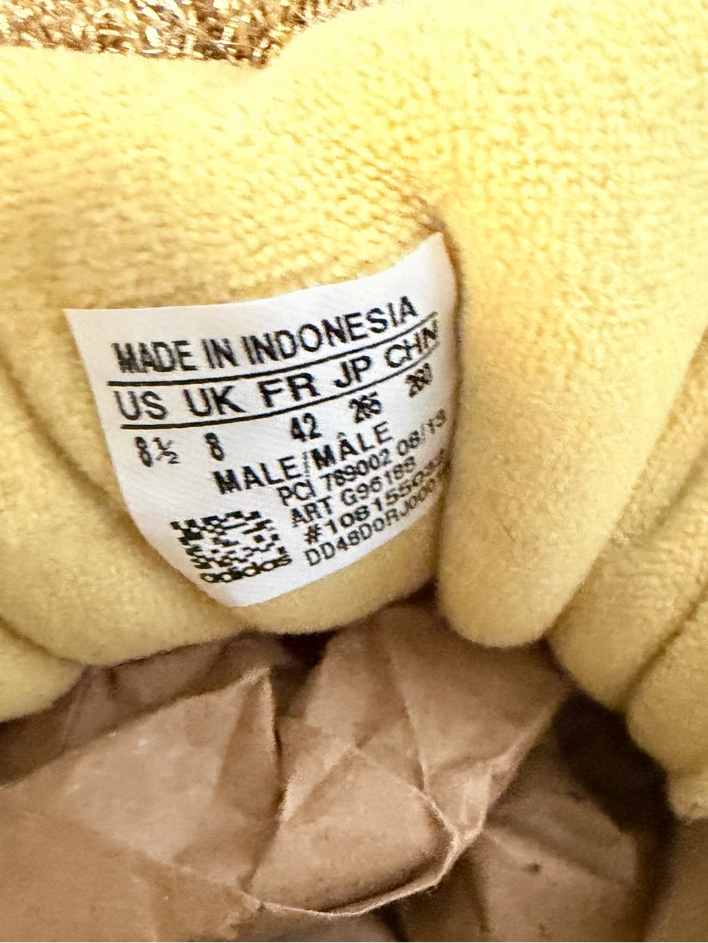 Rare Jeremy Scott x Adidas Originals “Gold Glitter Teddy” sneakers - Picture 10 of 11